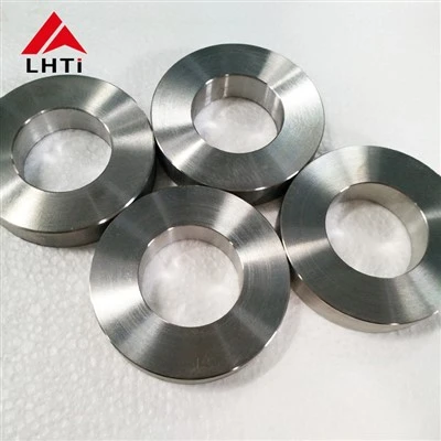 Cincin Titanium Murni Tempa Gr2 Permukaan Cerah