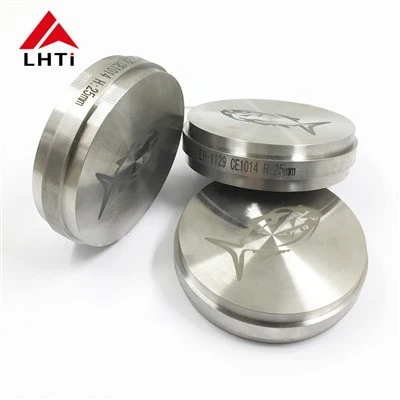 Suku Cadang Mesin Kustom Presisi Kue Bulat Titanium